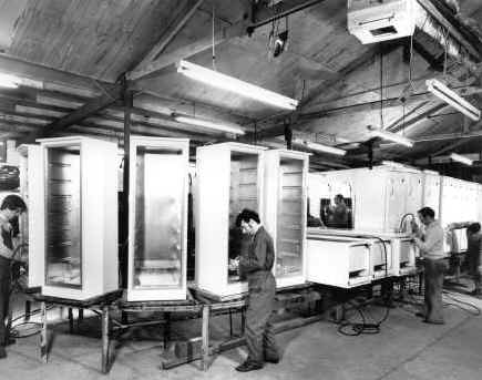 Hard at work manufacturing fish keepers in the 1970s